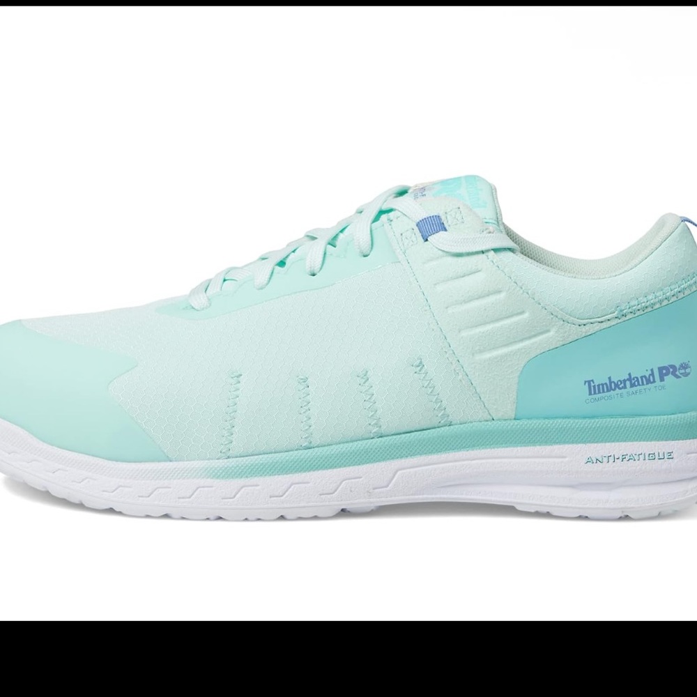 NEW‎ Timberland PRO Women’s Overdrive Composite Safety Toe Blue Shoes Size 9